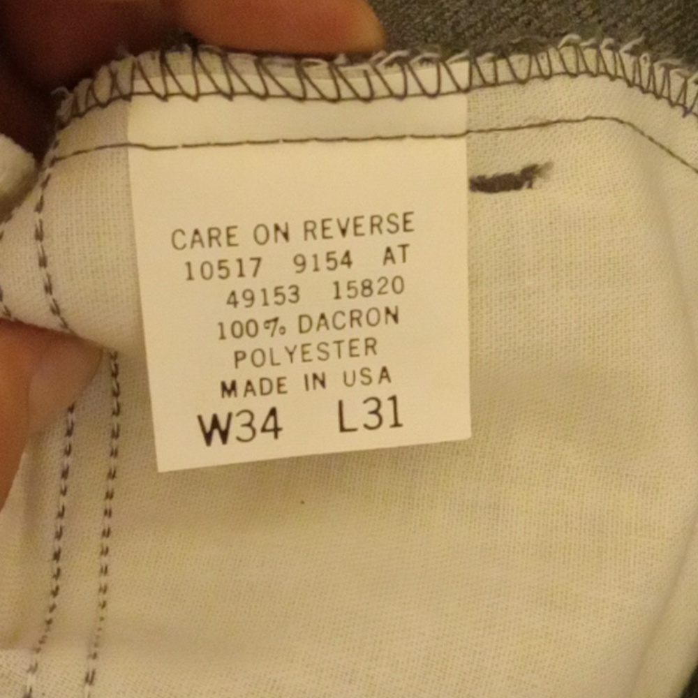 COLLECTERS ITEM LEVI STRAUSS GREY 34W 31L